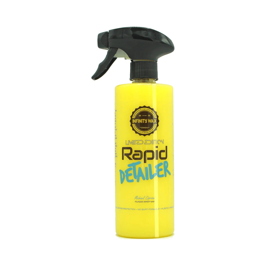 Infinity Wax Rapid Detailer Banana Ltd Edition, 500ml, product photo on white