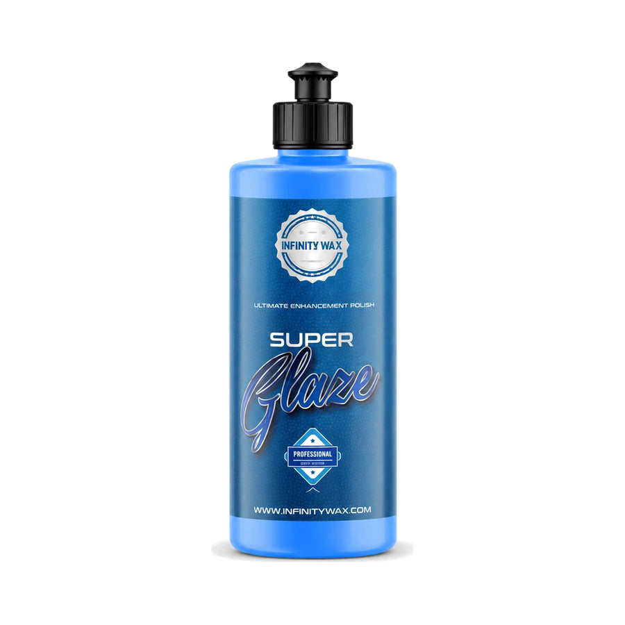 Infinity Wax Super Glaze, product photo on white