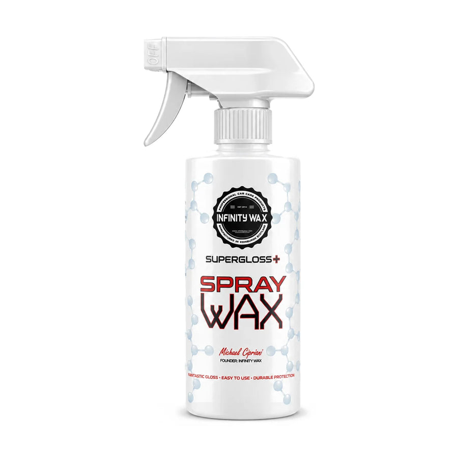 Infinity Wax Supergloss+ Spray Wax 500ml, product photo on white
