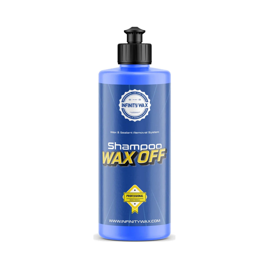 Infinity Wax Wax Off Shampoo, product photo on white