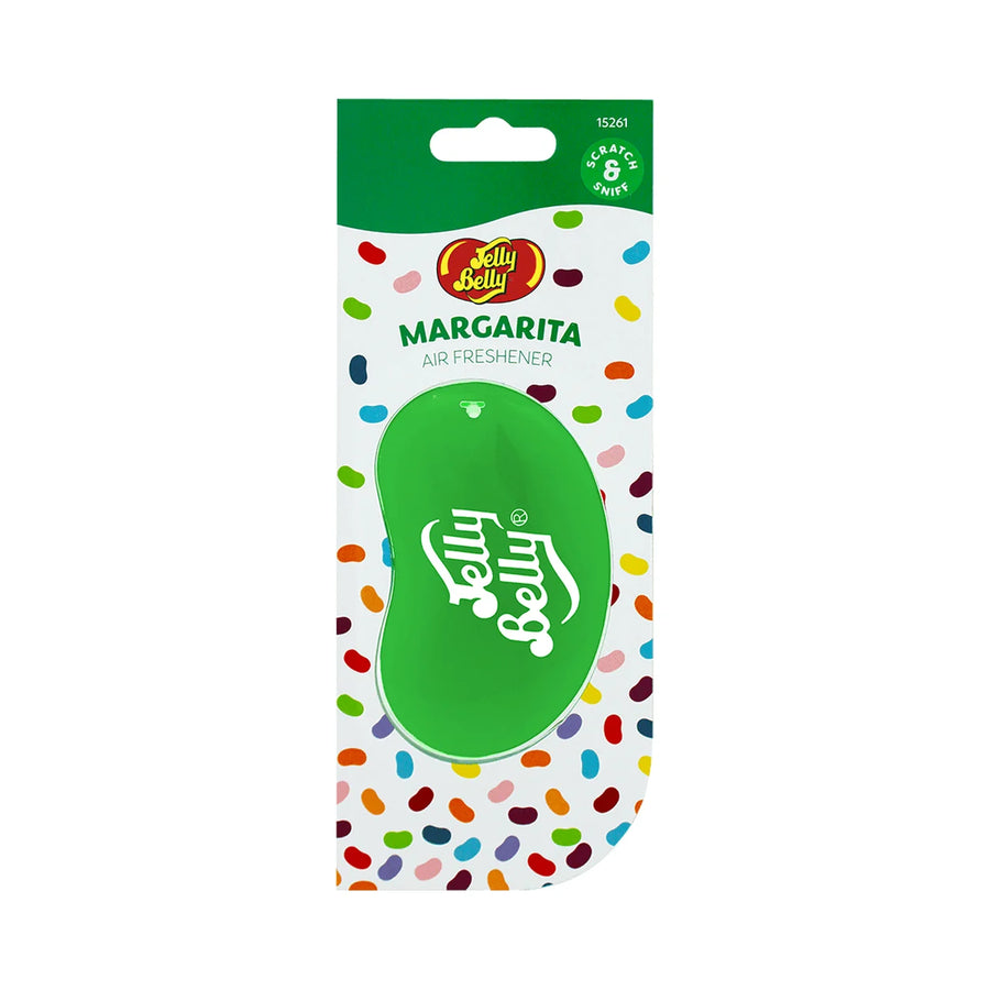Jelly Belly Margarita, 3D Air Freshener, product photo on white