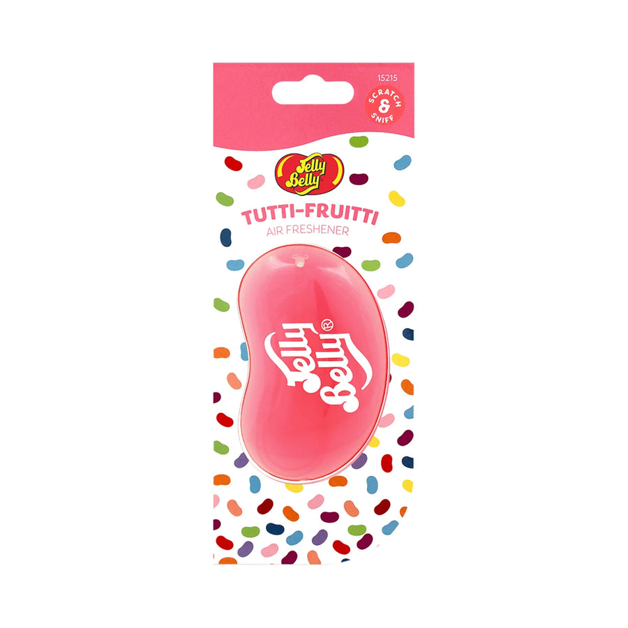 Jelly Belly Tutti Fruitti, 3D Air Freshener, product photo on white