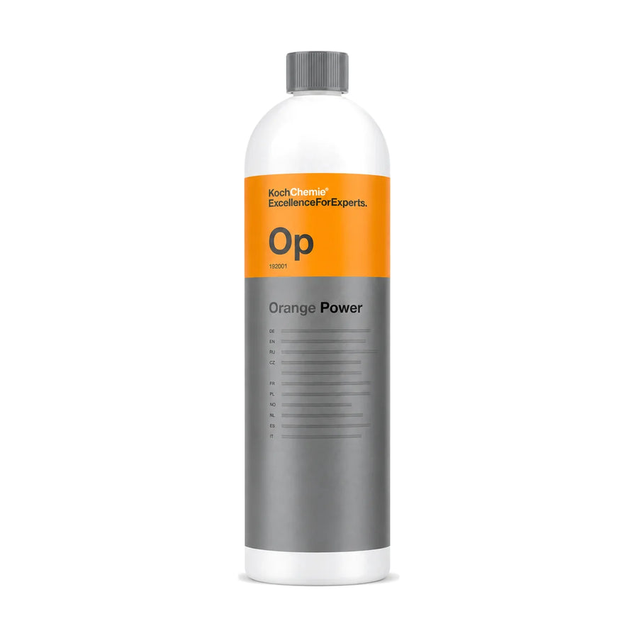 Koch-Chemie Orange Power Adhesive, Tree Resin & Rubber Remover 1L, product photo on white