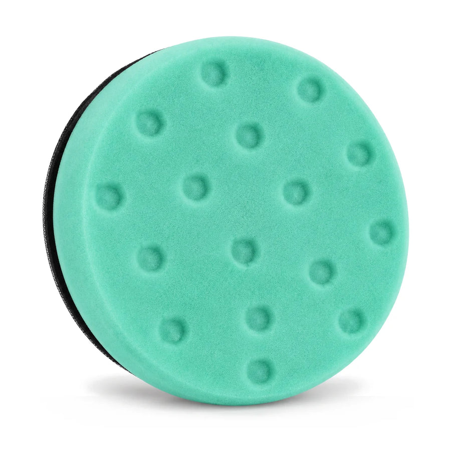 Lake Country CCS 3.5" Polishing/Finishing Pad - Green 3.5in, product photo on white