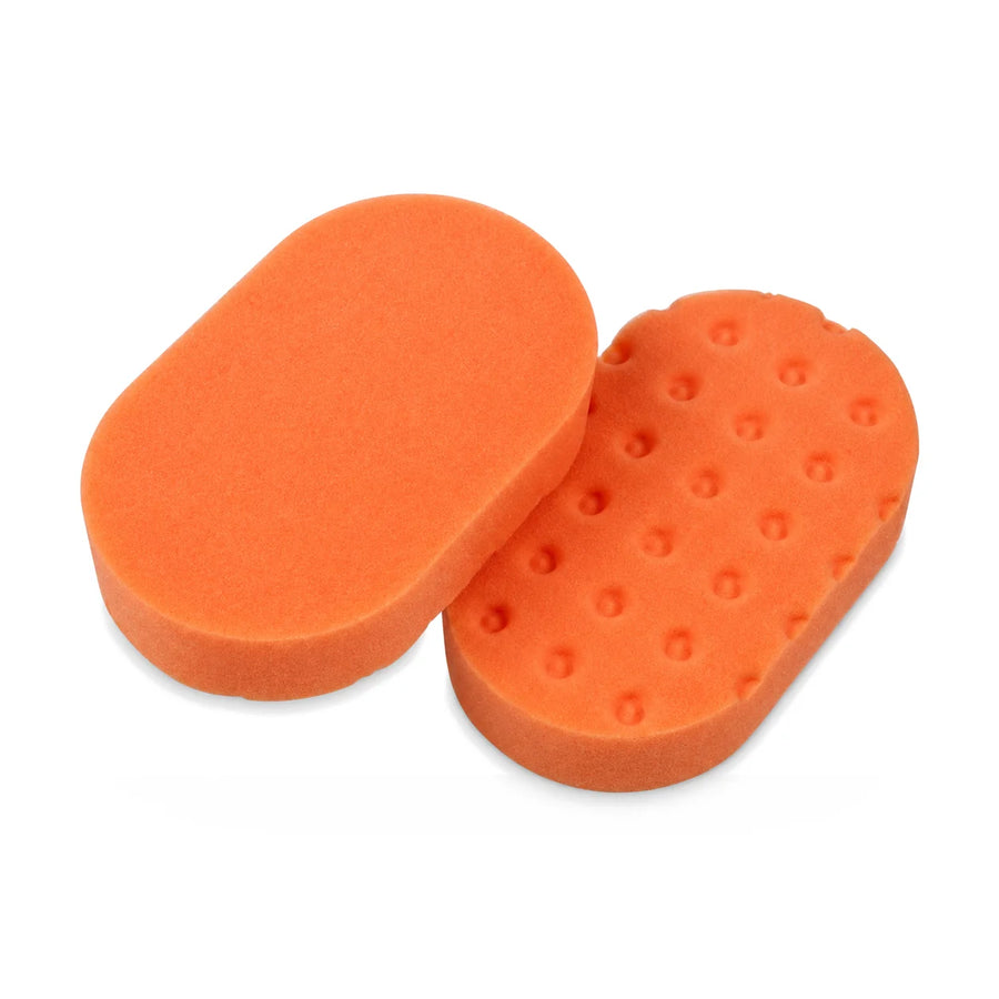 Lake Country CCS Foam Hand Polishing Applicators - Various Orange, product photo on white