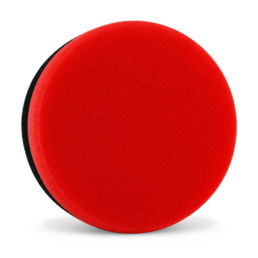 Lake Country Force Pad 3.5" Red Final Finishing Pad 3.5in, product photo on white