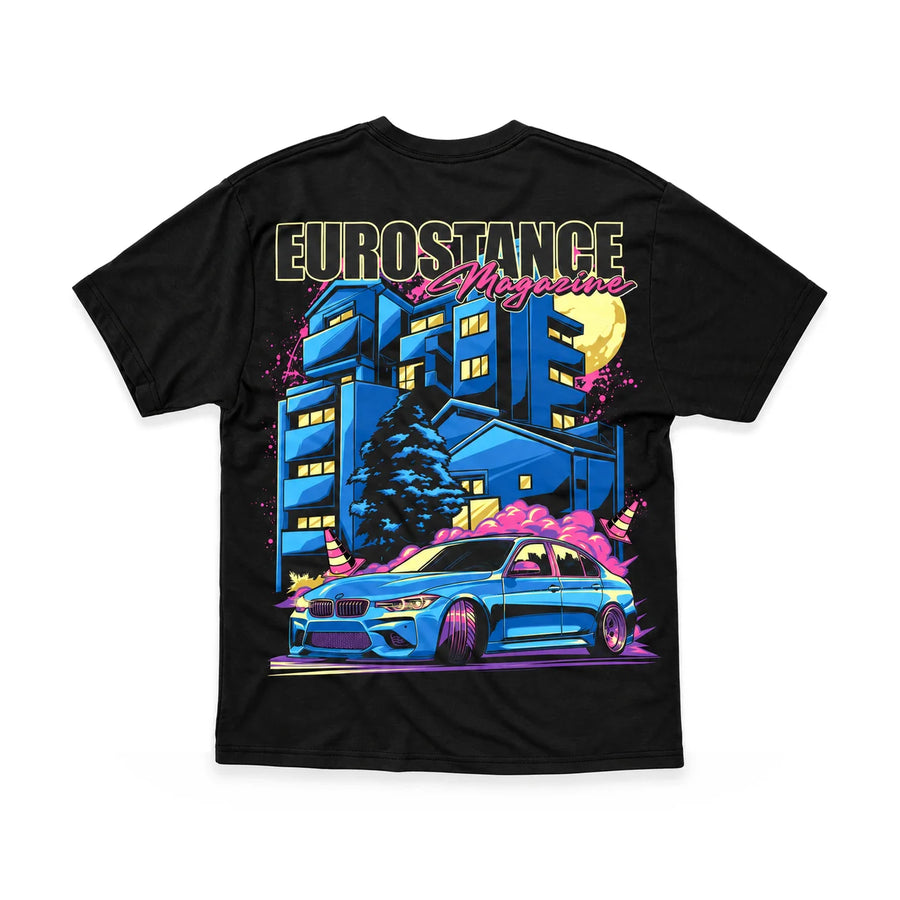 EuroStance Locally hated bmw Tee back, product photo on white