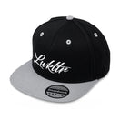 Lowkulture Grey/Black Swirly Flat Peak