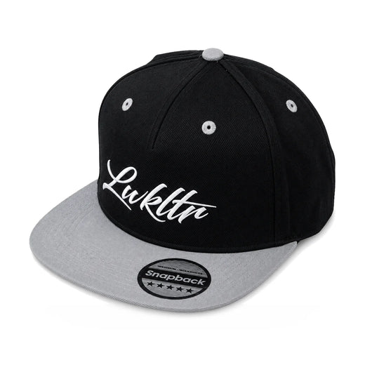 Lowkulture Grey/Black Swirly Flat Peak