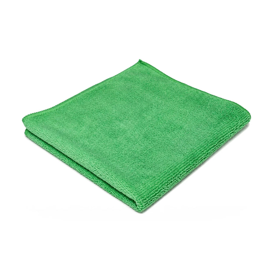 Mammoth Fine All-rounder Microfibre Towel - Green 40x40cm 40 x 40cm, product photo on white