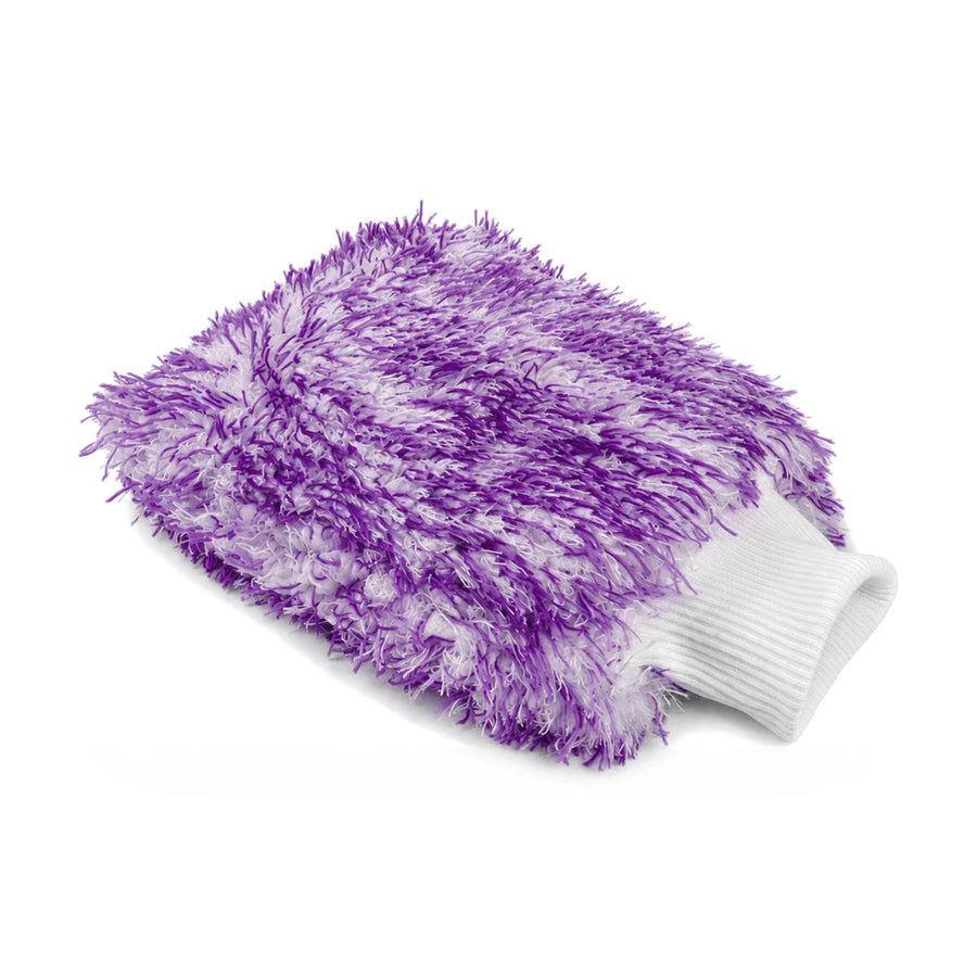 Mammoth Fluffmeister Flex Wash Mitt Purple, product photo on white