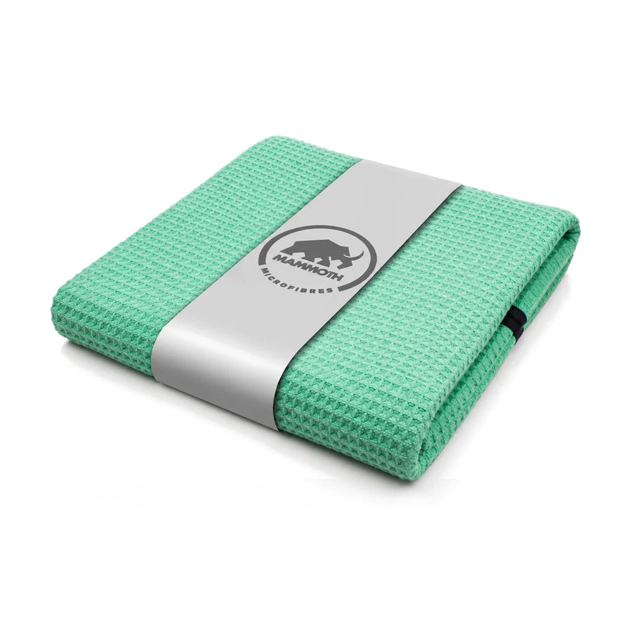 Mammoth Uber Guzzler Waffle Weave Drying Towel 100cm x 50cm 100 x 50cm, product photo on white