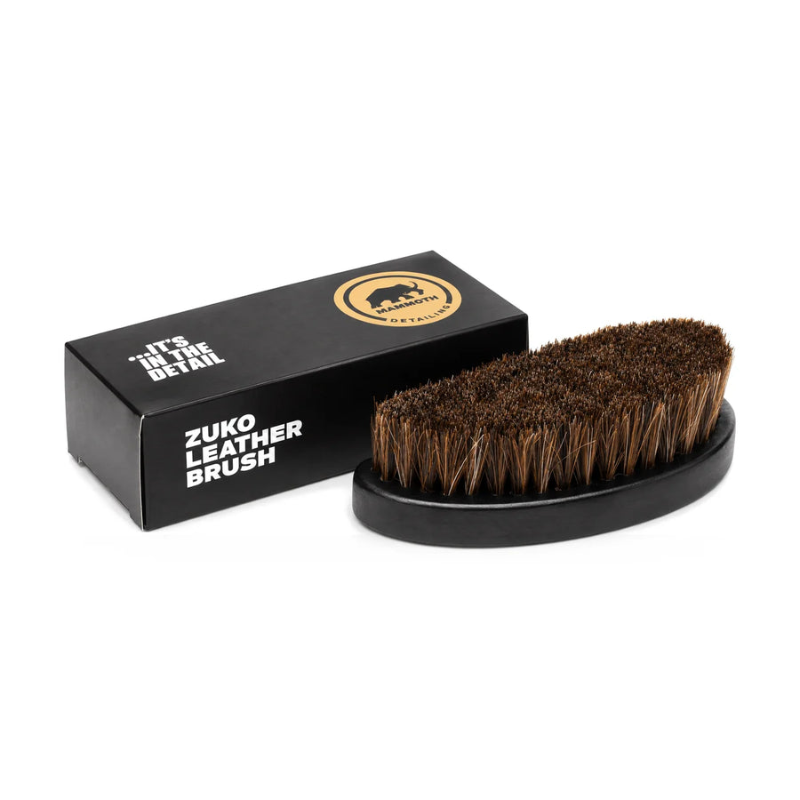Mammoth Zuko Soft Leather Brush, product photo on white
