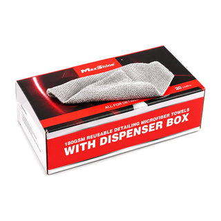 Maxshine Detailing Microfibre Cloths (20pc), product photo on white