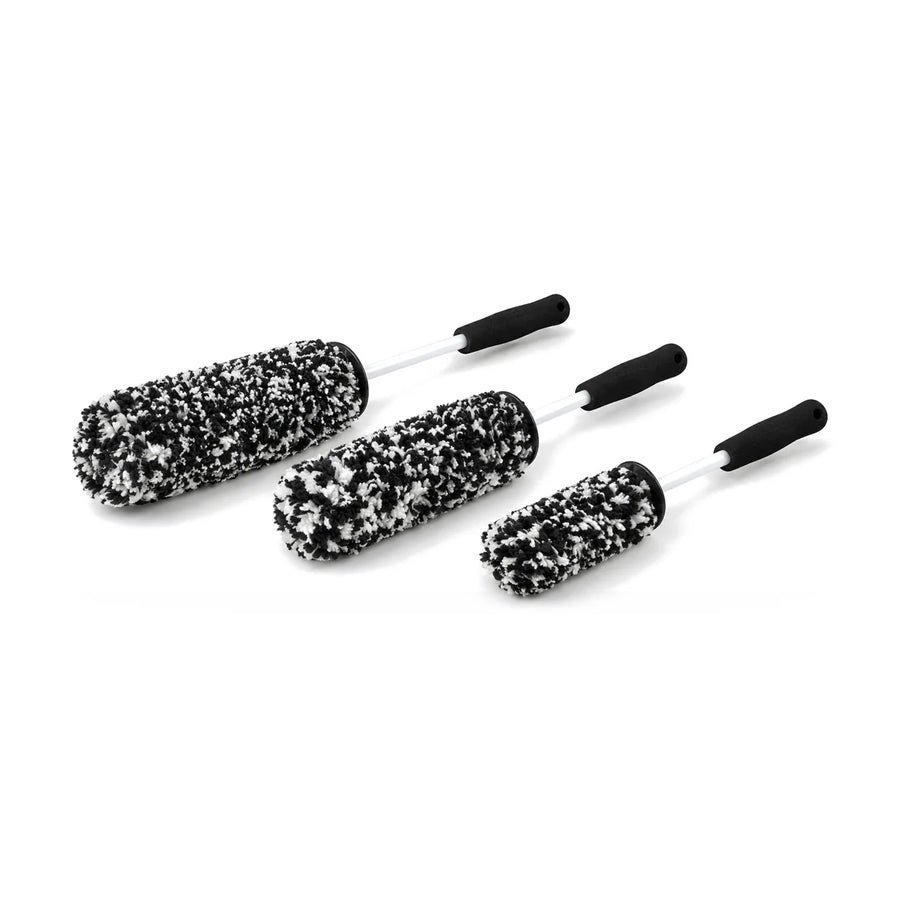 Maxshine Microfibre Wheel Brush 3-Piece Kit, product photo on white