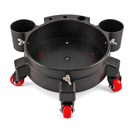 Maxshine Rolling Bucket Dolly - Black