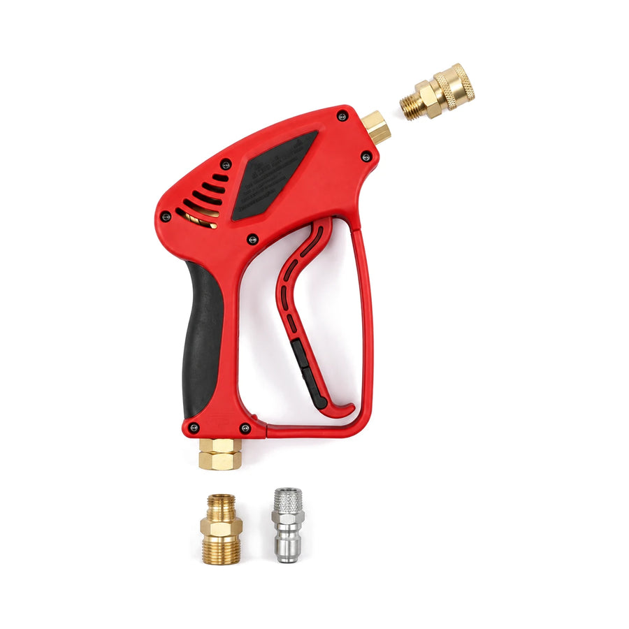 Maxshine Short Wand High Pressure Washer Gun, Stubby Trigger, product photo on white