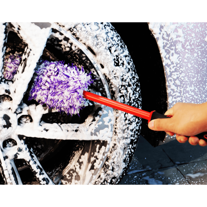 Maxshine Microfibre Flat Wheel Brush Replaceable cover - The Drivers HQ