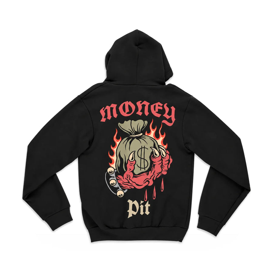 EuroStance Money Pit Hoodie back, product photo on white
