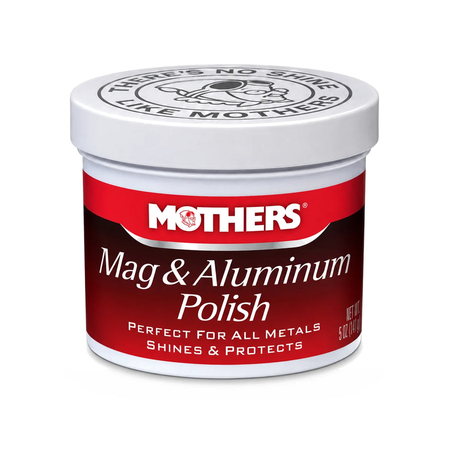 Mothers Mag & Aluminum Metal Polish 5oz, product photo on white