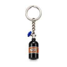 NOS Keyring Black, product photo on white