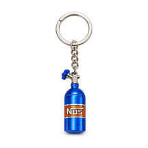 NOS Keyring Blue, product photo on white