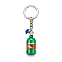 NOS Keyring Green, product photo on white