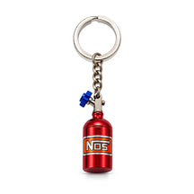 NOS Keyring Red, product photo on white