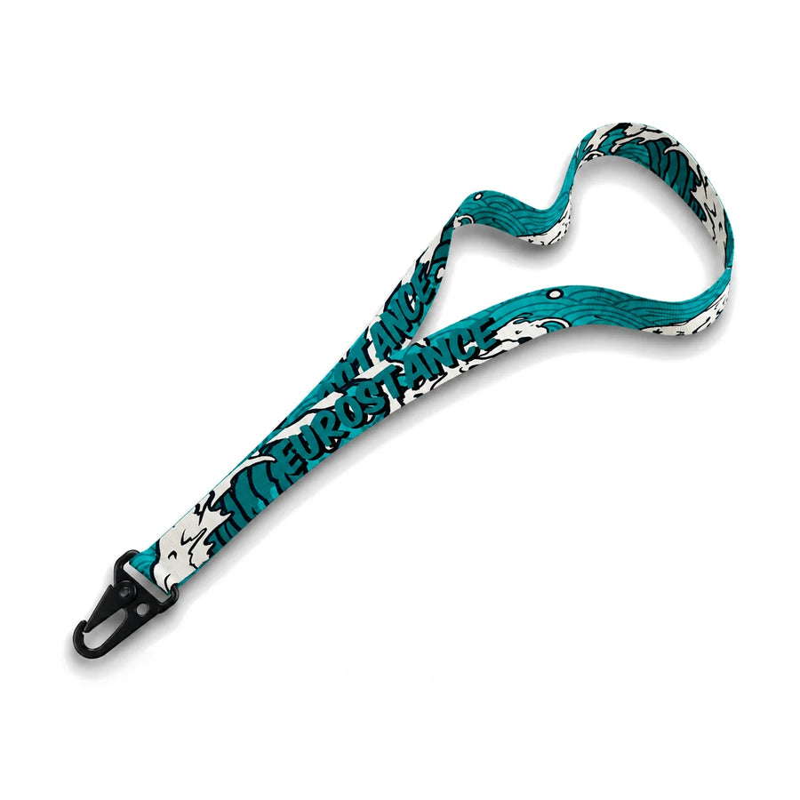 EuroStance Ocean Waves Lanyard, product photo on white