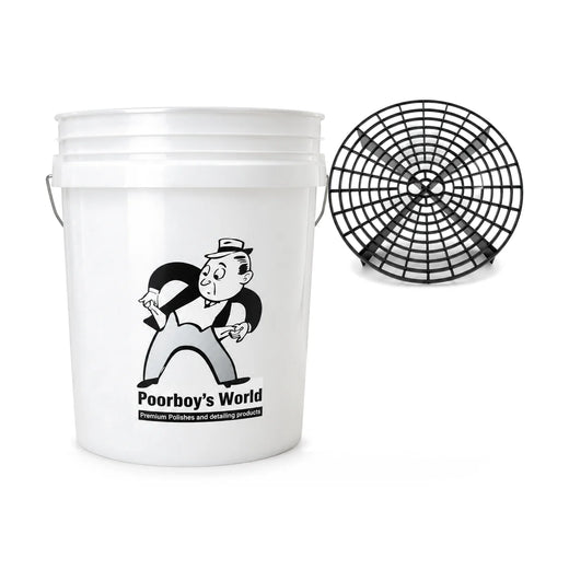 PoorBoys Bucket and Grit Guard (White)