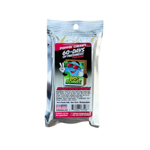Bio-Bombs Bio-Fresh Bar Poppin Cherry in its silver foil pouch with red label
