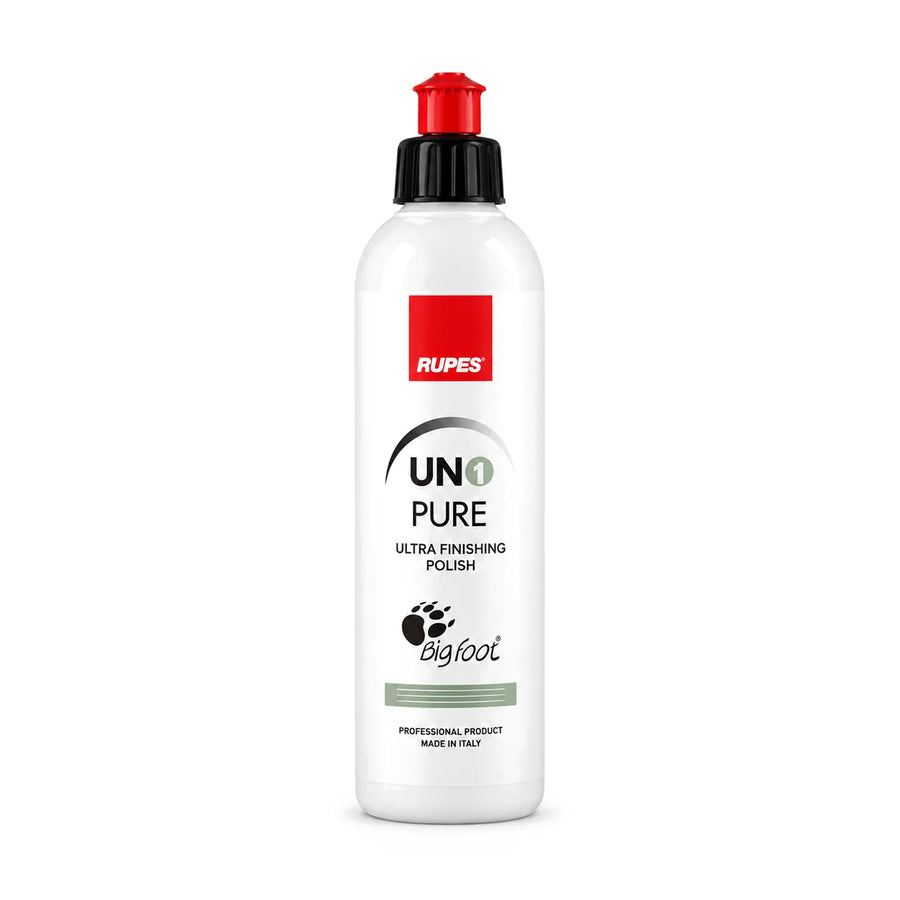 Rupes Uno Pure Ultra Finishing Polish 250ml, product photo on white
