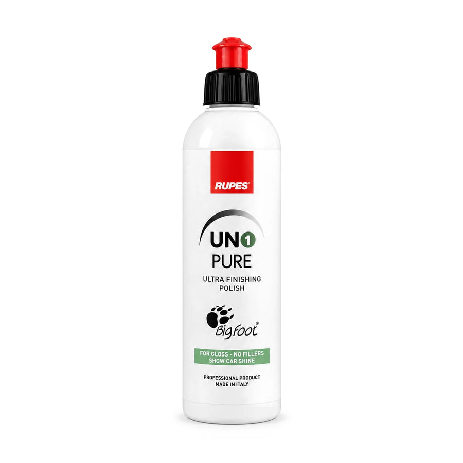 Rupes Uno Pure Ultra Finishing Polish 250ml, product photo on white