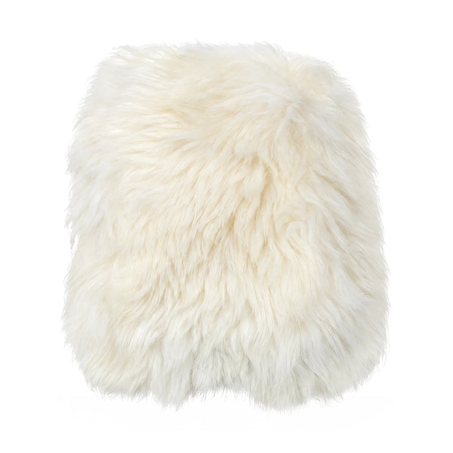 Sams Detailing Lambswool Wash Mitt White, product photo on white