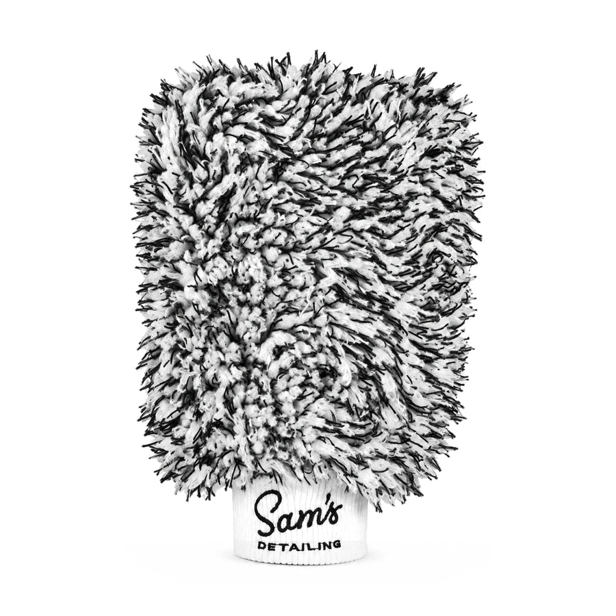 Sams Detailing Microfibre Wash Mitt, product photo on white