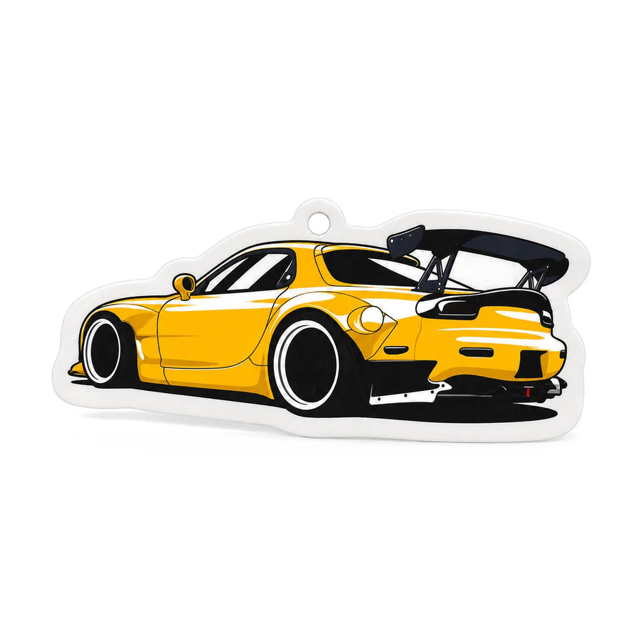 SDFresh Mazda RX7 Air Freshener - Citrus, product photo on white