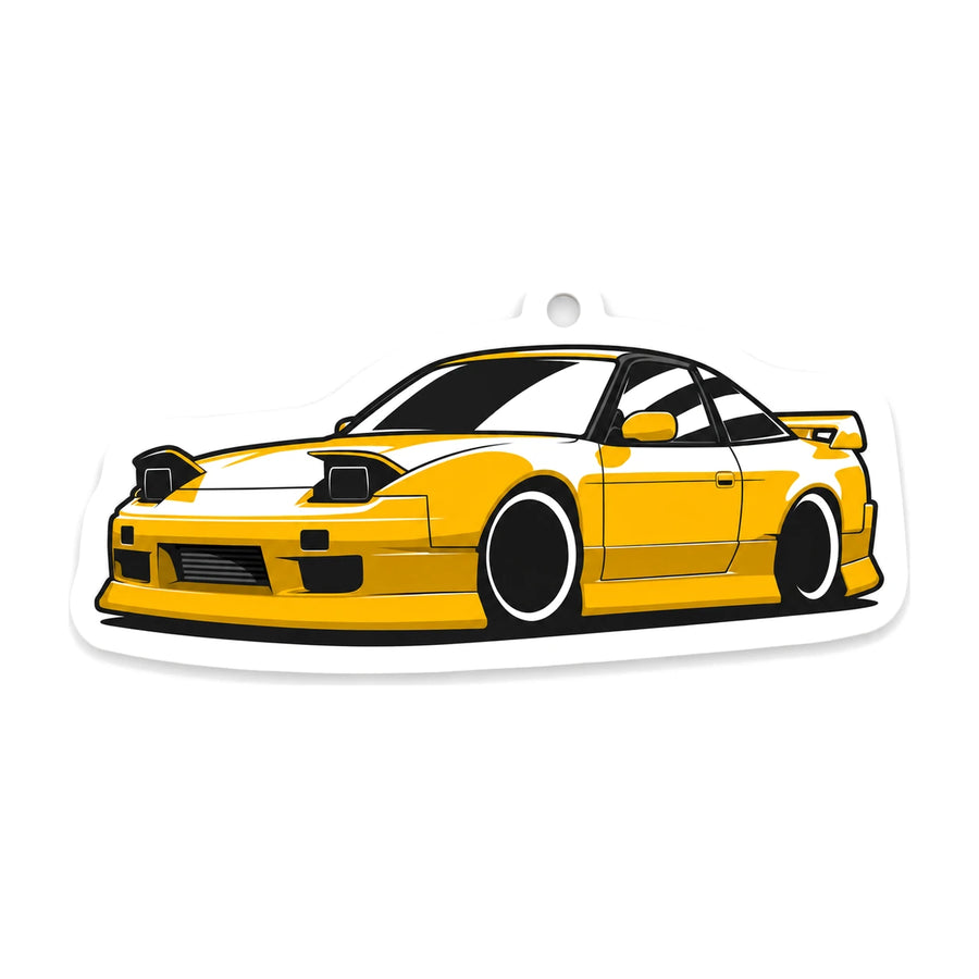 SDFresh Nissan S13 - Air Freshener Citrus, product photo on white