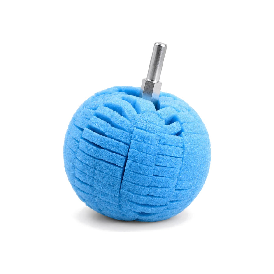 Shinemate Drill Polishing Ball Blue (Polishing), product photo on white