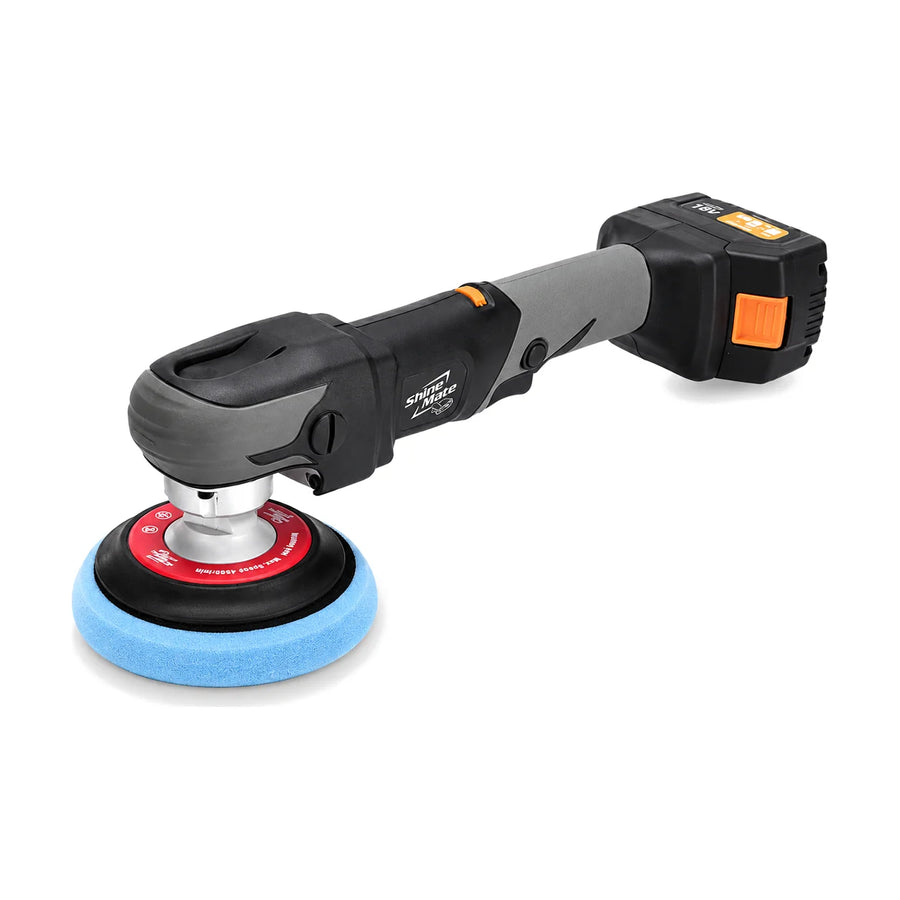 ShineMate EB251-5 Cordless Rotary Polisher Machine Only, product photo on white