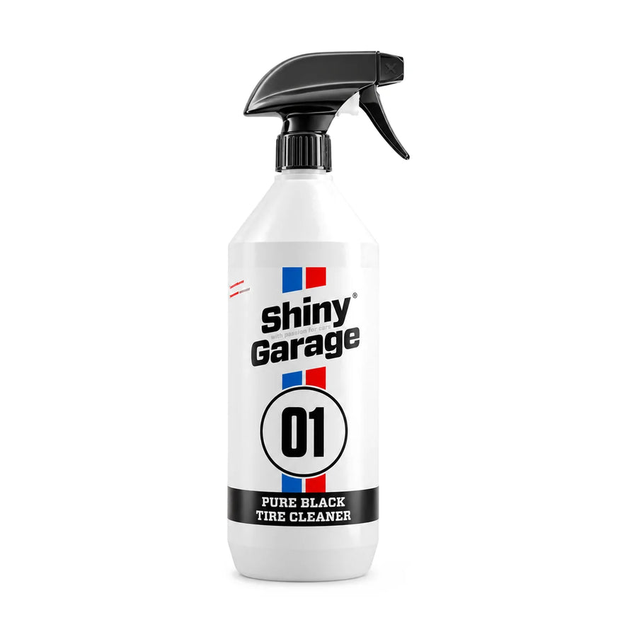 Shiny Garage Pure Black Tire Cleaner 1L, product photo on white