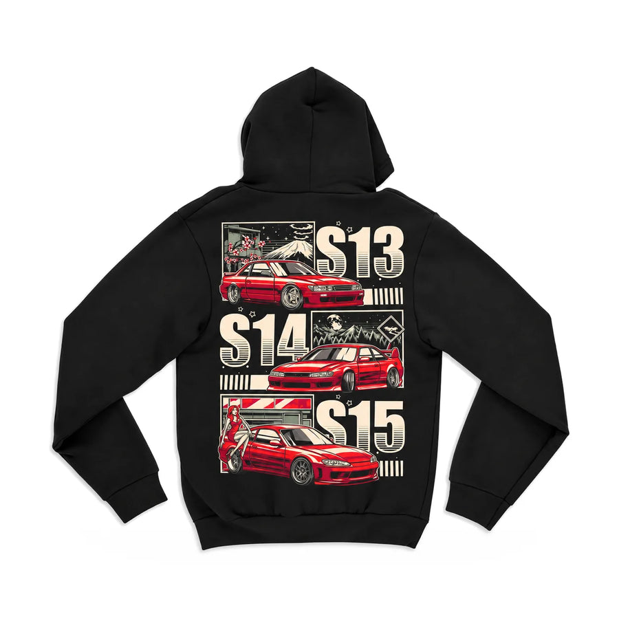 EuroStance Silvia Evolution Hoodie back, product photo on white
