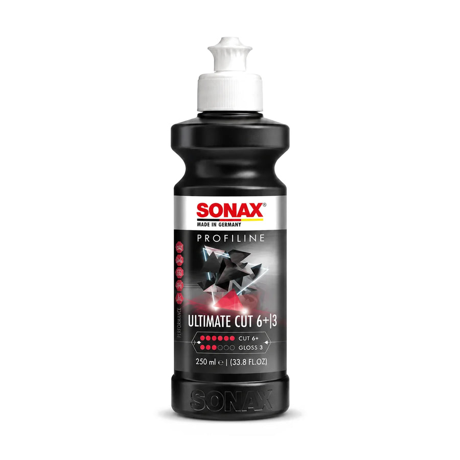 Sonax PROFILINE Ultimate Cut Compound 250ml, product photo on white