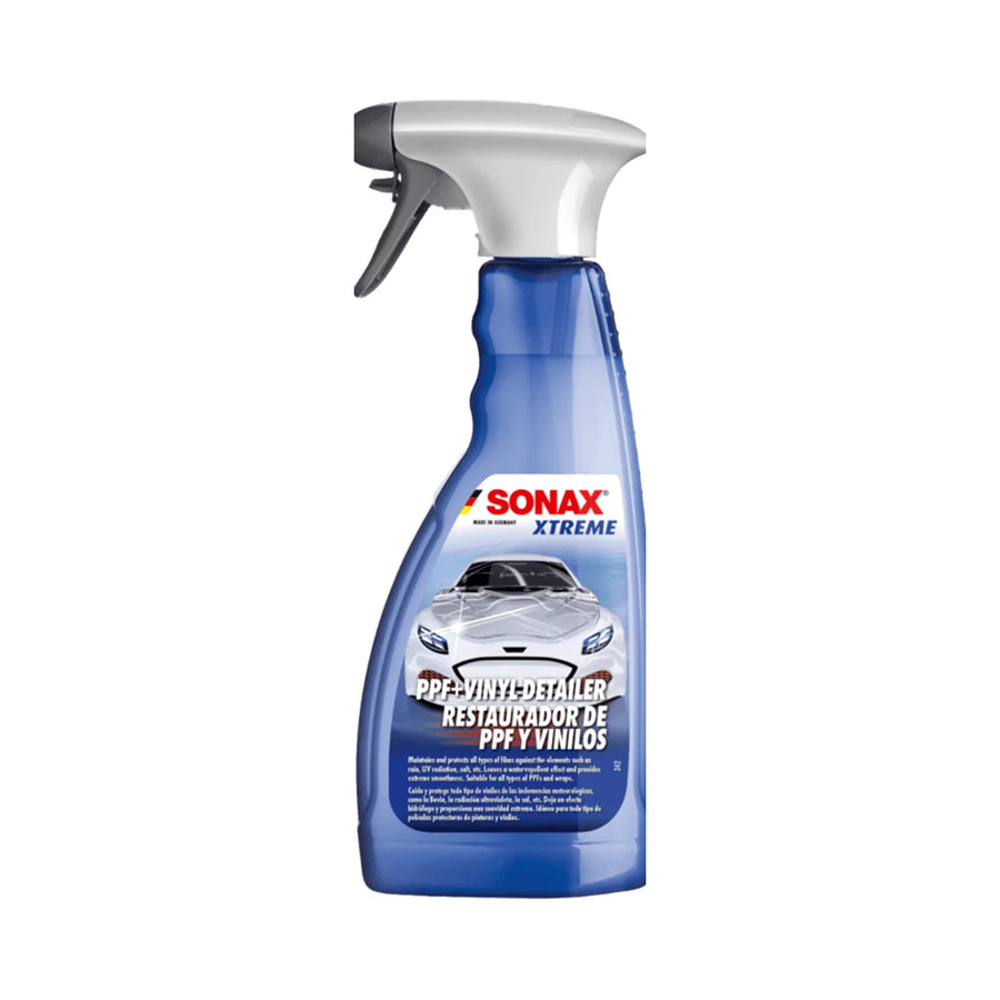 Sonax XTREME PPF + Vinyl Detailer, product photo on white