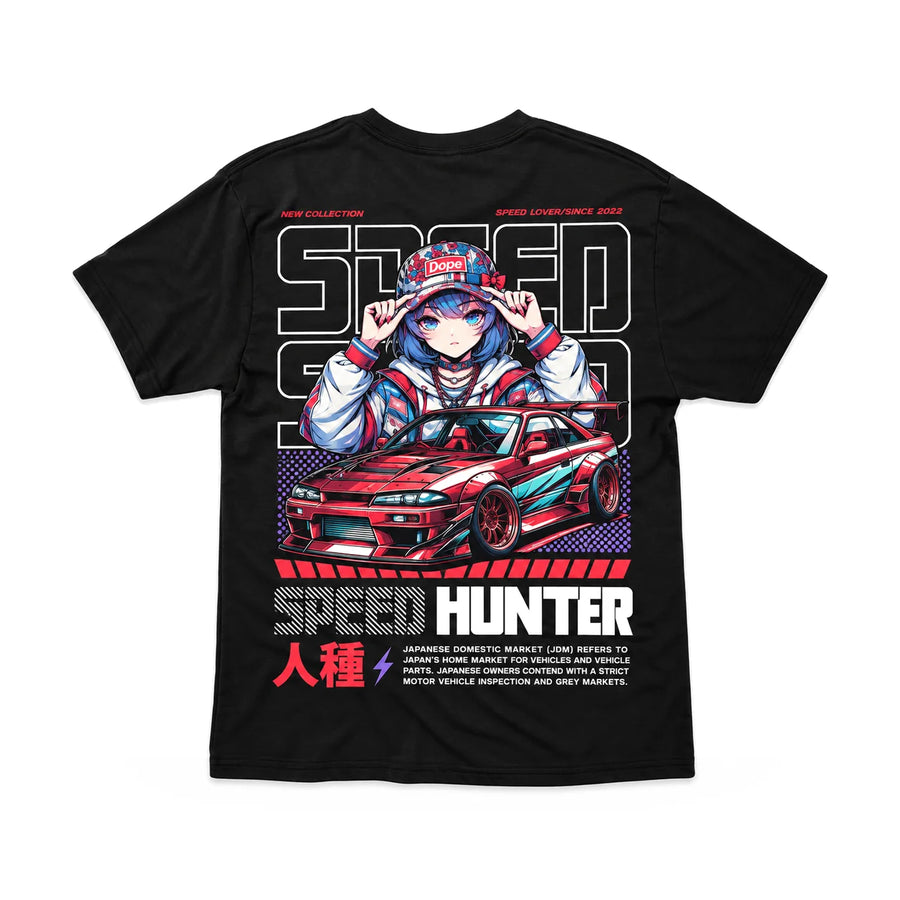 EuroStance Speed Hunter Dope Tee back, product photo on white