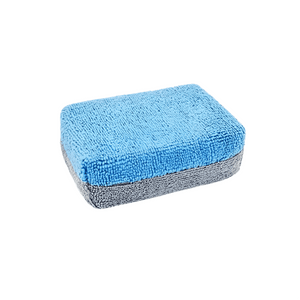 Microfibre Blue And Grey Coating Applicator - The Drivers HQ