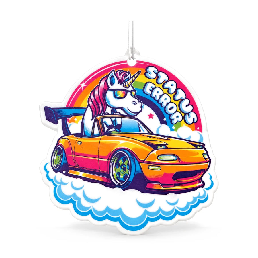 Status Error Eunicorn Air Freshener - Bubblegum, product photo on white