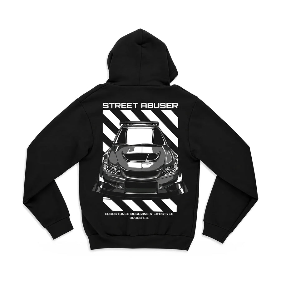 EuroStance Street Abuser Hoodie back, product photo on white