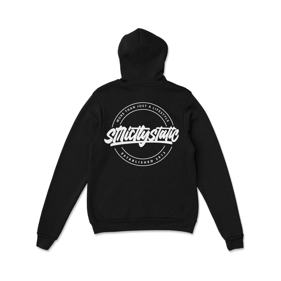 Strictly Static 2020 Represent Hoodie, product photo on white
