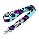 Strictly Static Blue Leopard Lanyard