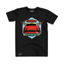 Strictly Static Christmas Modified Car T-Shirt - Black